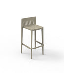 Spritz set of 2 counter stool+1 bar table H:87cm Ecru