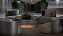 Atollo metal coffee table