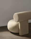 Hippo lounge chair upholstered