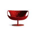 Smock swivel armchair