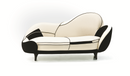 Los Muebles Amorosos Alessandra sofa black & white