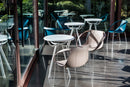 Impossible Wood chair w/arms stainless AISI 304 base