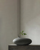 Submarine Vase, Fat Dark Grey - 60x40x22h cm