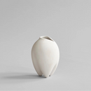 Sumo Vase, Bone White Slim Petit - 14x14x21.5h cm