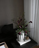 Bloom Vase, Slim Mini 19.5 x 34cm - Bone White