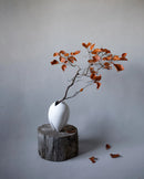 Sumo Vase, Bone White Slim Petit - 14x14x21.5h cm