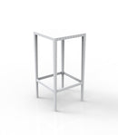 Spritz set of 2 bar stool+1 bar table H:97cm White