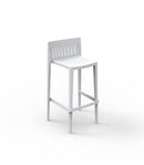 Spritz set of 2 bar stool+1 bar table H:97cm White