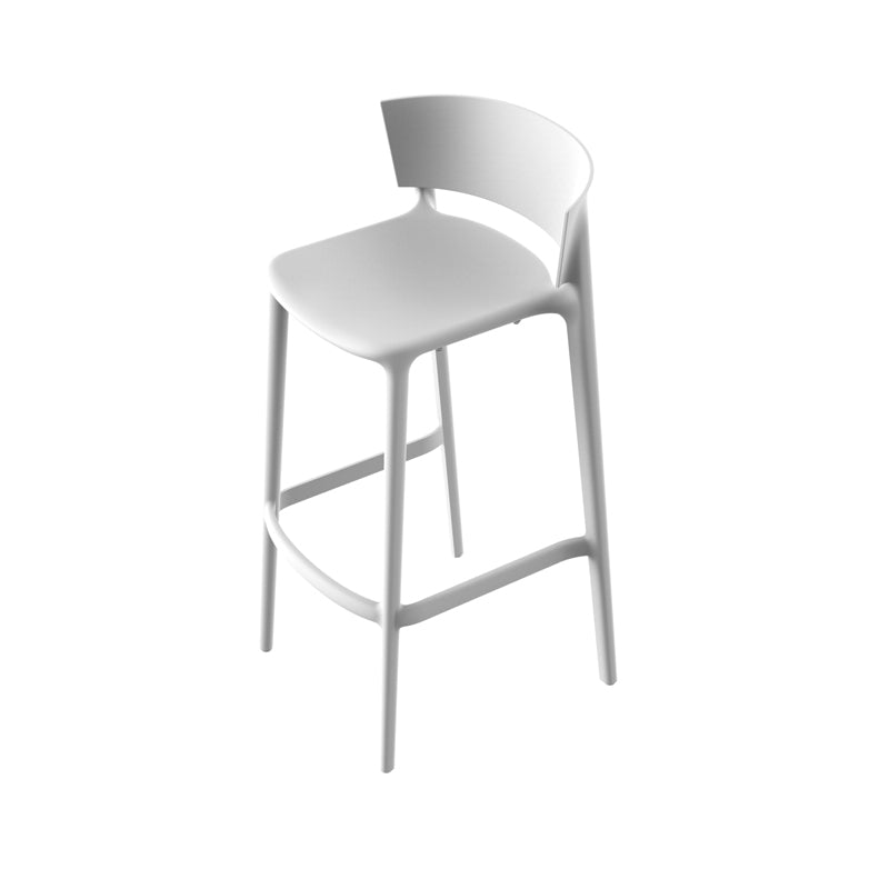 Africa counter stool 48x47x85 cm White