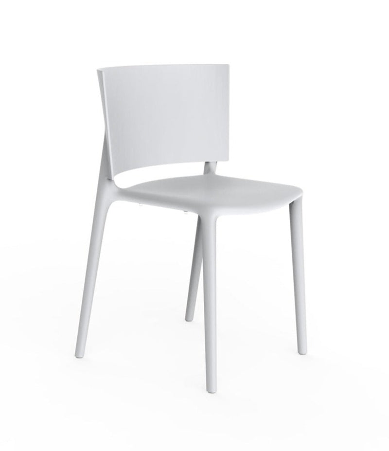 Africa chair white with seat cushion