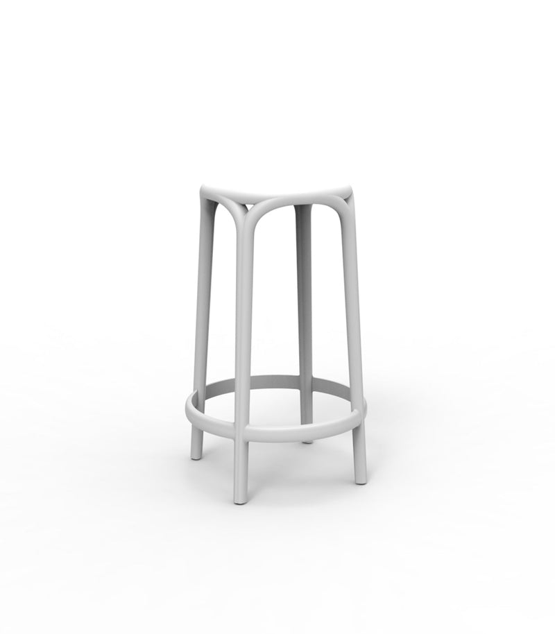 Brooklyn bar stool ø45x76 white