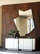 Risiko mirror with LED light