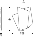 Risiko mirror with LED light