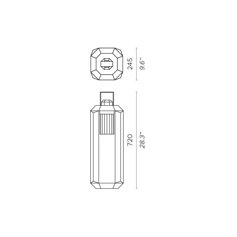 Cube small / large outdoor battery