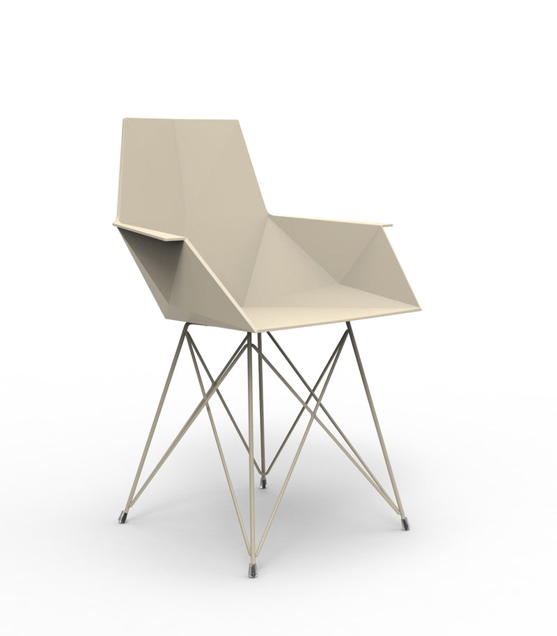 Faz Steel Base Armchair