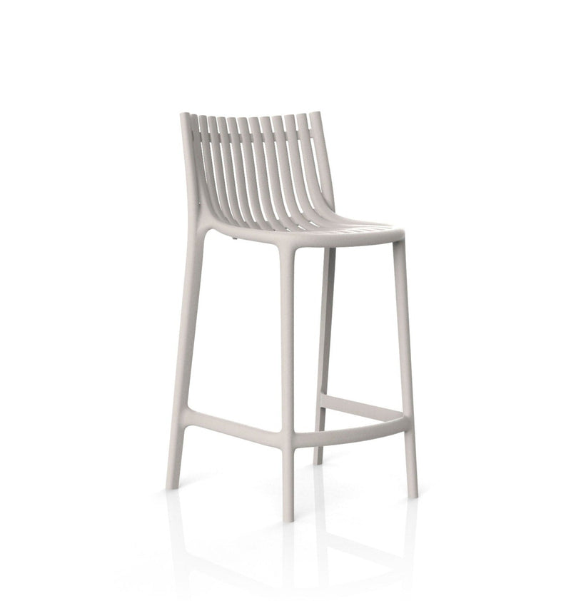 Ibiza bar stool 49x47x103H cm Ecru