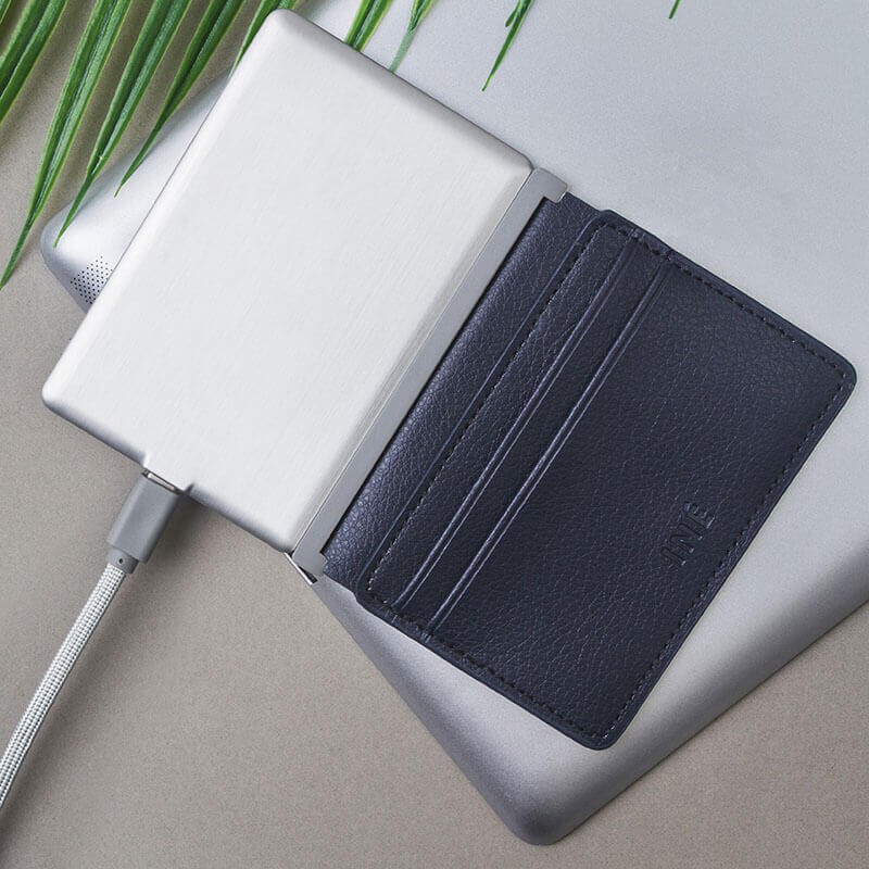 Ine Wallet & Charger -Leather