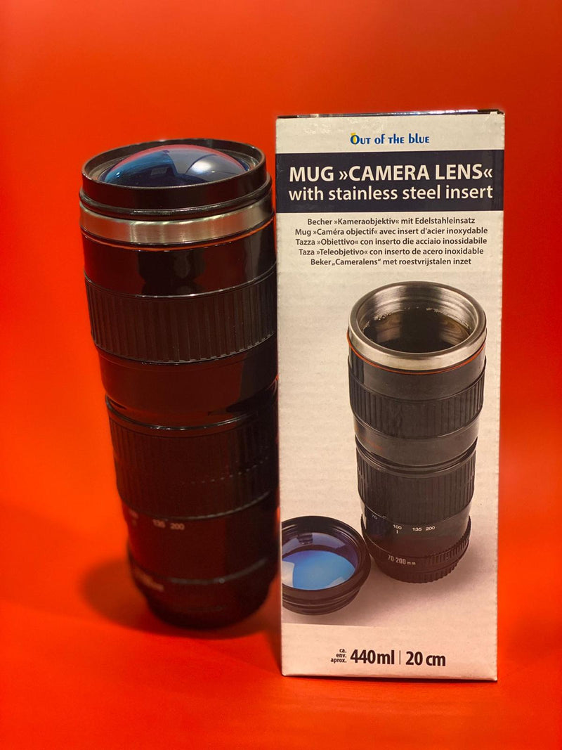 Plastic Big Mug, Camera Lens