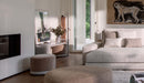 Chiaro Di Luna low console with 2 pouf