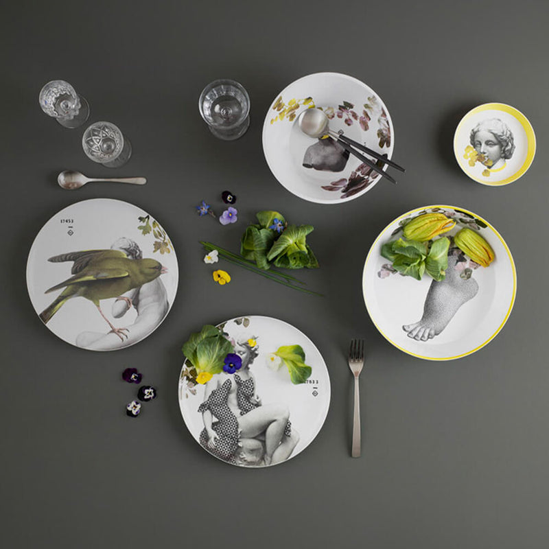 Set of Plates Yuan Parnasse Grey