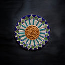 Raja's Round Metal White Medium