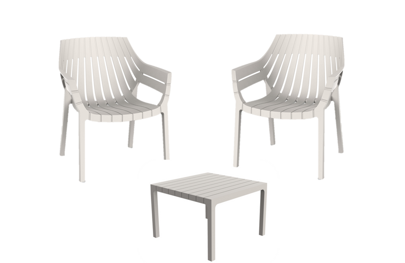 Spritz lounge chair 2pcs with 1 table
