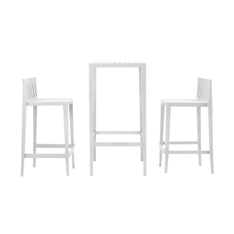 Spritz set of 2 bar stool+1 bar table h:97cm