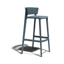 Africa bar stool navy blue 48x45x94.5 cm - set of 2