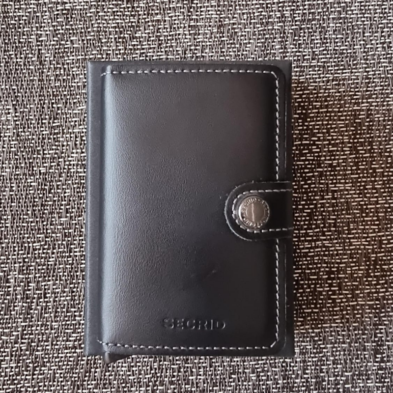 Miniwallet Vegetable Tanned Black