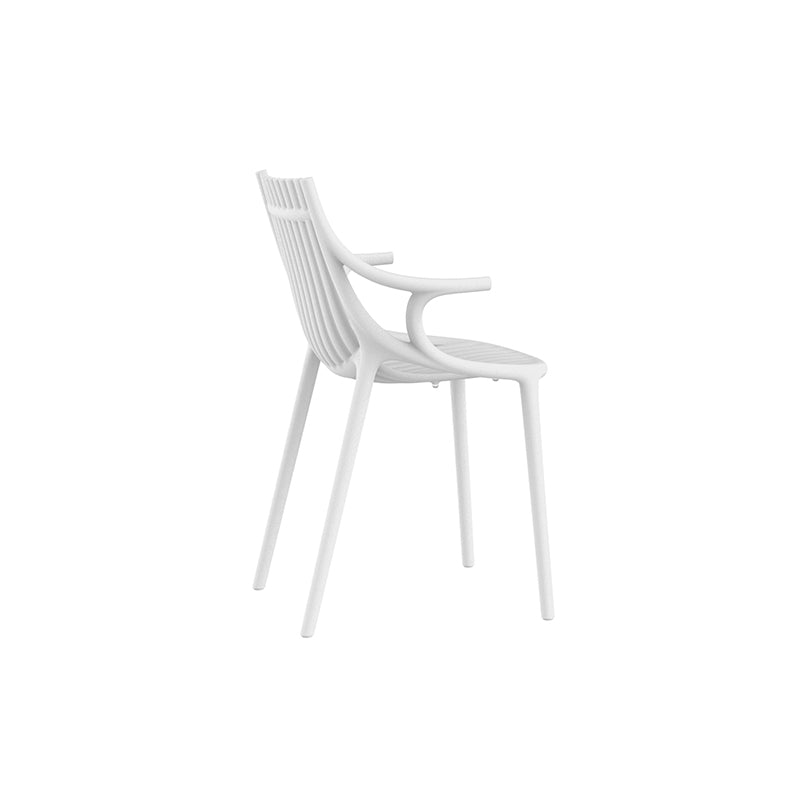 Ibiza chair with arms white