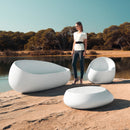 Stone lounge chair 88x81x76H cm