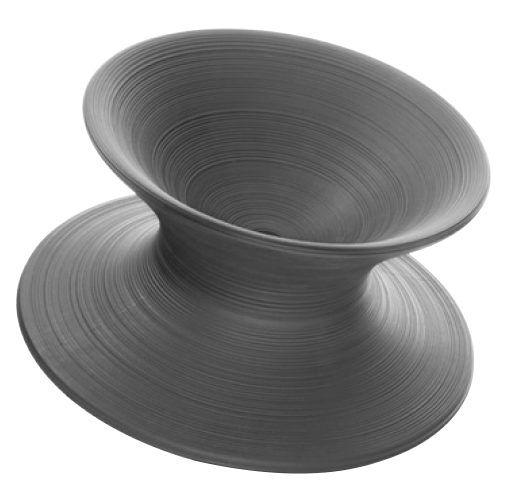 Spun rotating low chair