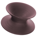 Spun rotating low chair