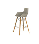 Faz Wood Bar Stool with arms - Details Online Shop