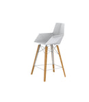 Faz Wood Counter Stool with arms - Details Online Shop