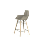 Faz Wood Counter Stool with arms - Details Online Shop
