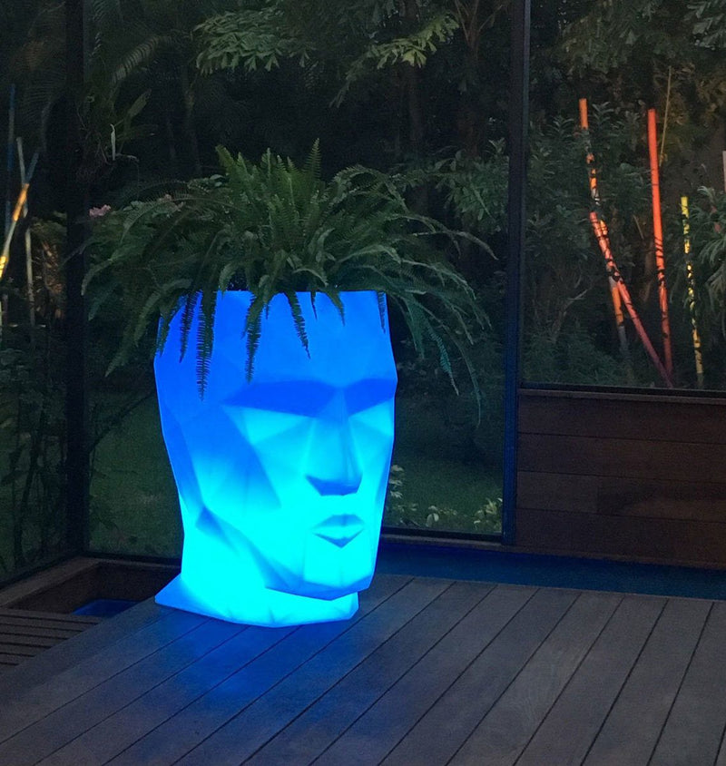 Planter with LED