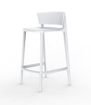 Africa bar stool 48x45x94'5cm White