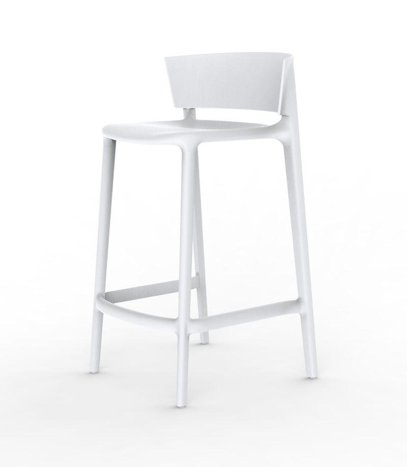 Africa bar stool white 94.5(H) cm, set of 2