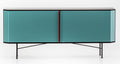 Perf sideboard with steel top