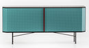 Perf sideboard with steel top