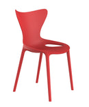 Love chair red - set of 4