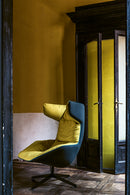 Take a Line for a Walk Revolving Armchair with Quilt