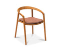 Solid dining chair, set of 2