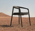 Solid dining chair, set of 2