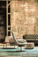 Fjord relax armchair with quilt