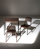 Nizza table copper steel