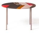 Fishbone oval table 68x42 h45