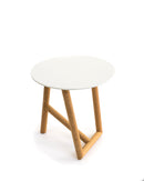 Klara table Ø44 H45 MDF lacquered oak base