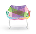 Tropicalia armchair varnished base w/ arms